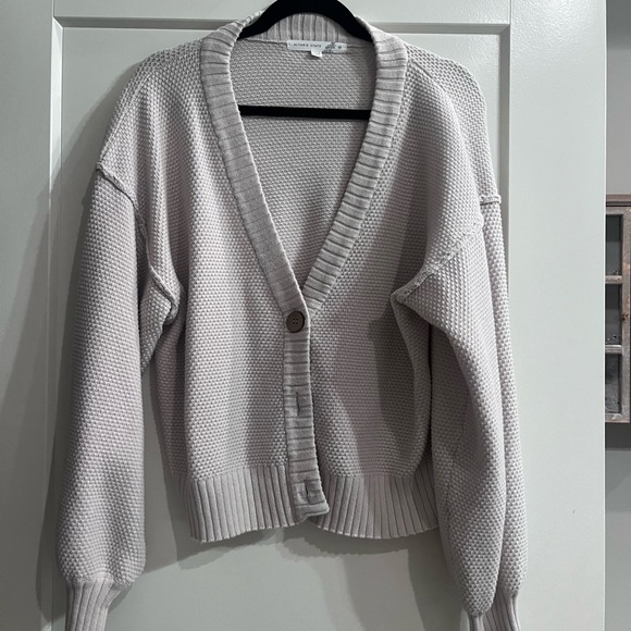 Altar'd State Sweaters - Altar'd State Cream Button-Up Cardigan